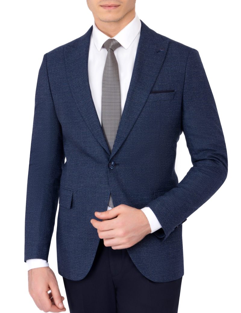 JK38SF02M058-Navy-019-5 Slim-Fit 2-Piece Mismatched Suit