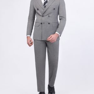 Double Breasted Slim-Fit 2-Piece Suit