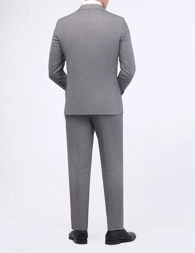 JK38SF02M103-Grey-001-3 Double Breasted Slim-Fit 2-Piece Suit