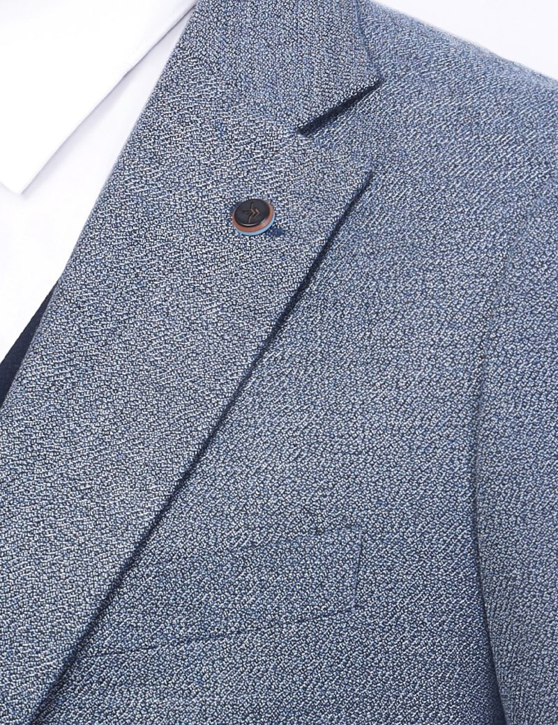 JK38SF02M106-Blue-002-2 Combined 3-Piece Slim Fit Suit