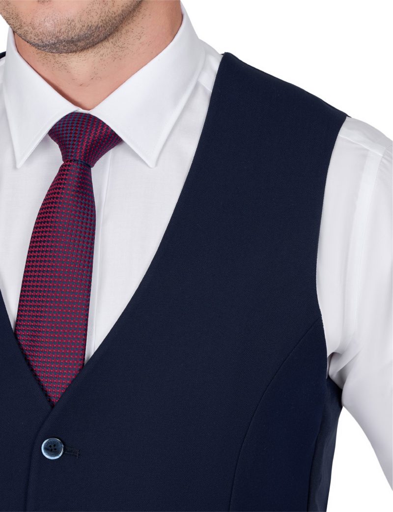 JK39SF02M074-Navy-002-7 Elegant Two-Piece Suit with Notch Lapel and Double Vent