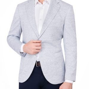 Slim-Fit Linen Blazer