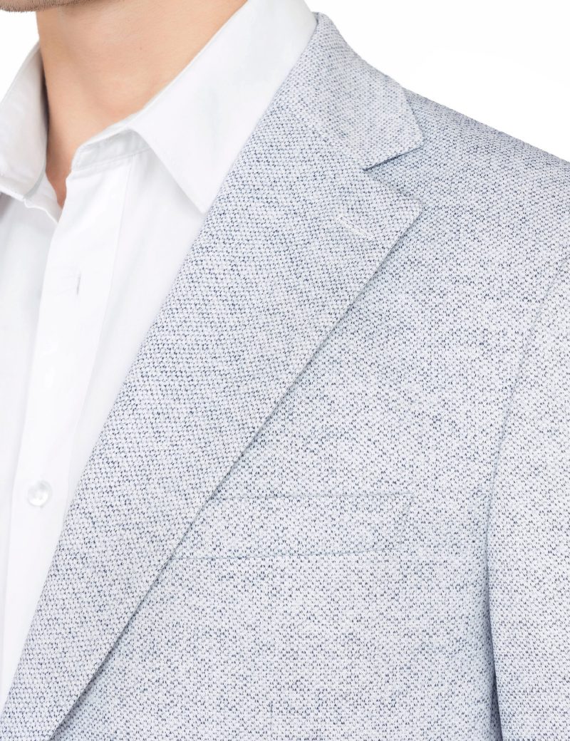 Slim-Fit Linen Blazer