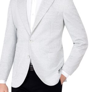 Slim-Fit Linen Blazer