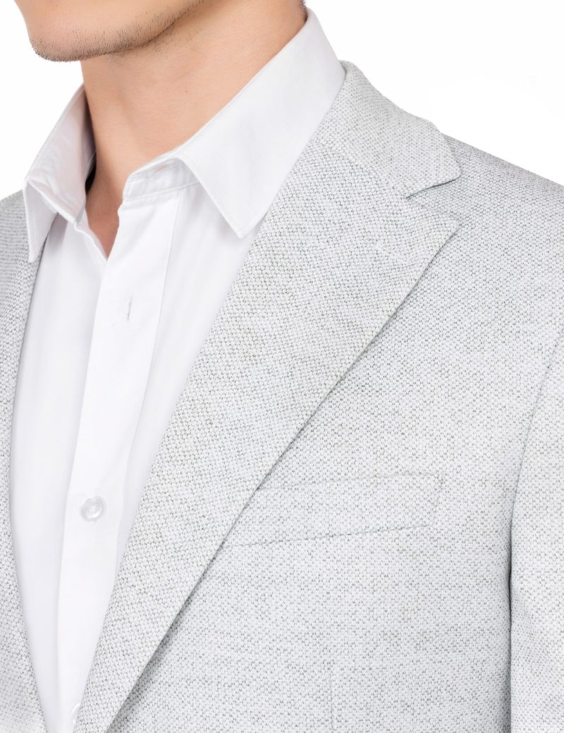 Slim-Fit Linen Blazer