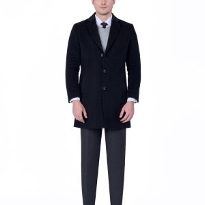 Pick-Stitched Comfort-Fit Coat