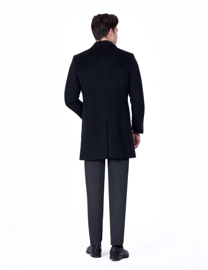 Pick-Stitched Comfort-Fit Coat