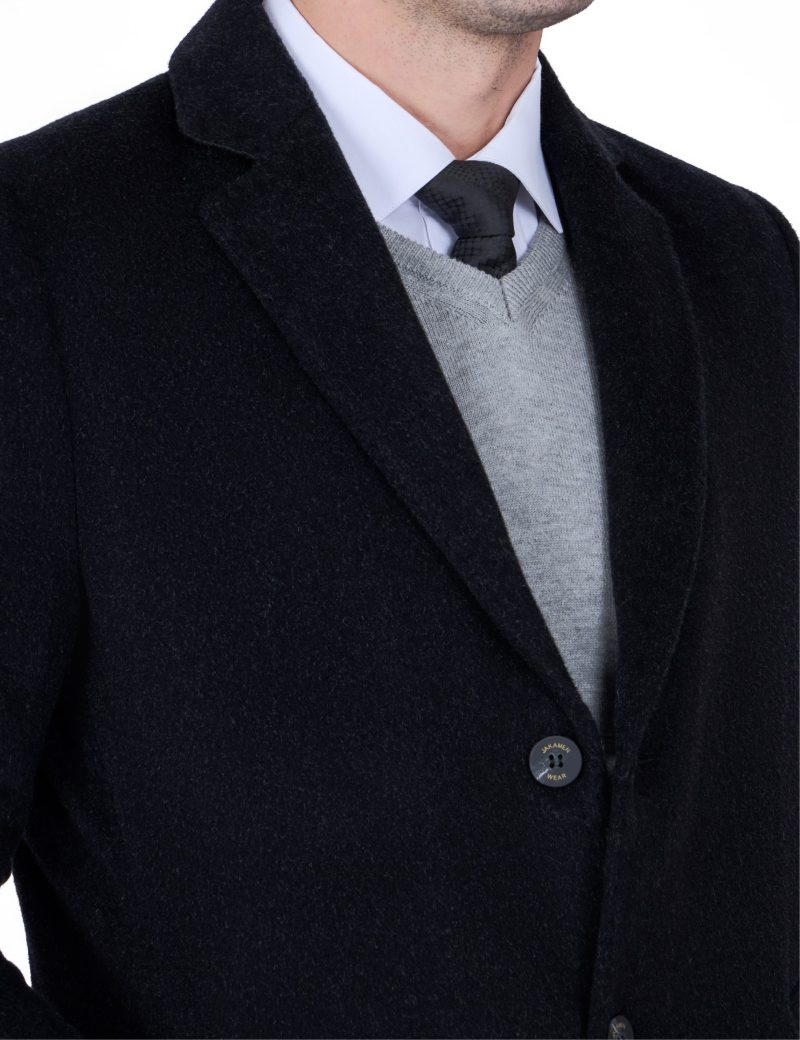 Pick-Stitched Comfort-Fit Coat
