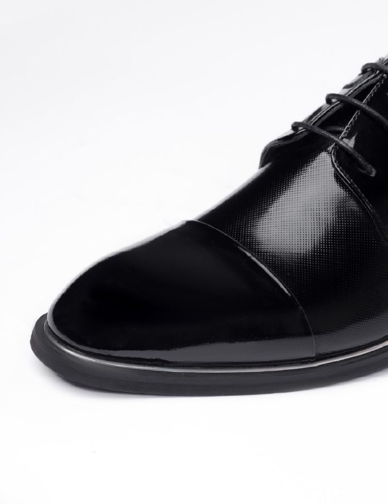 JK40KL14M011-Patent-001-2 Men's derby semi-textured shoes