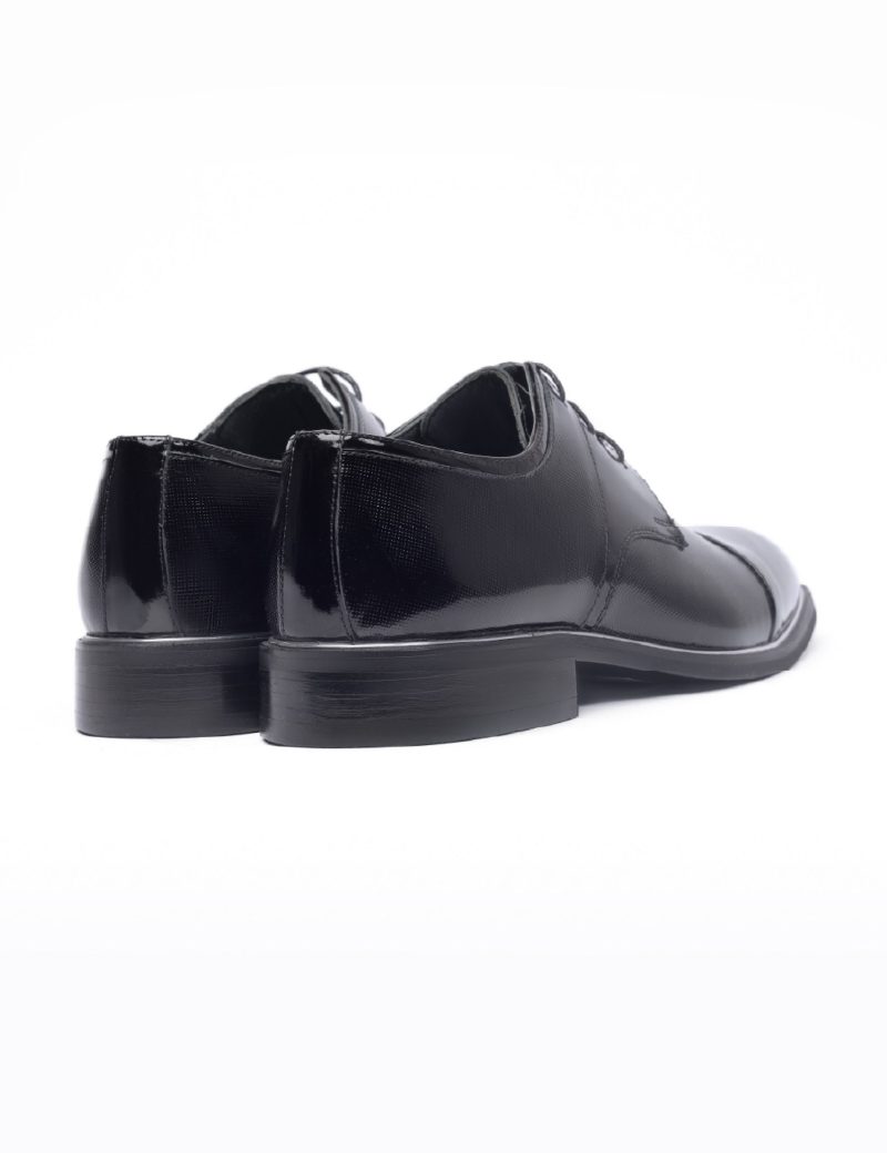 JK40KL14M011-Patent-001-4 Men's derby semi-textured shoes