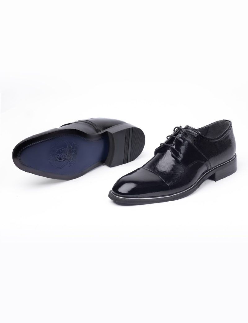 JK40KL14M011-Patent-001-5 Men's derby semi-textured shoes