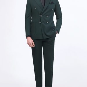 Double Breasted Slim-Fit 2-Piece Suit