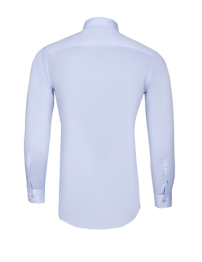 JK42CF01M035-Light-blue-006-1 Plain Non-Iron Shirt