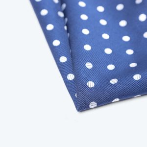White circles Pocket square