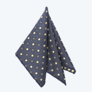 Yellow circles Pocket square