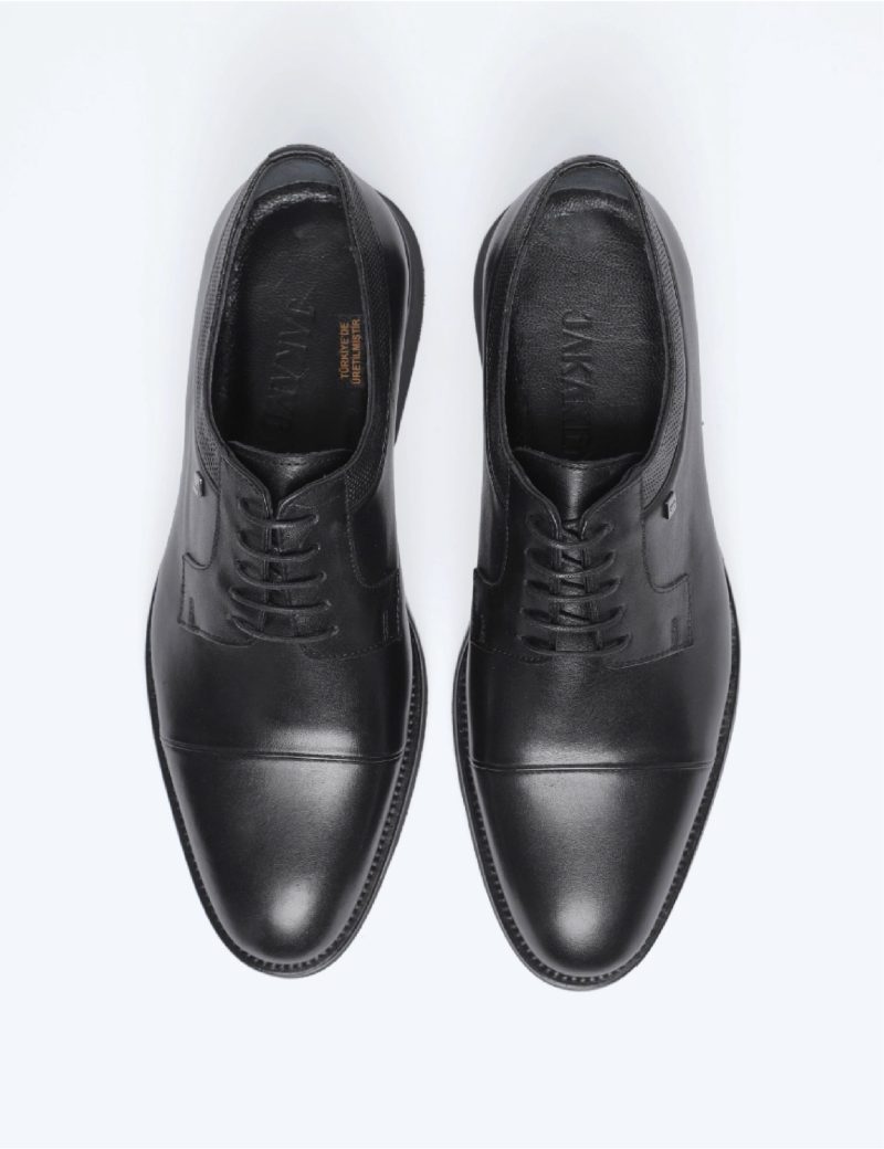 SK35KL14M018-Black-001-2 Derby, plain shoes