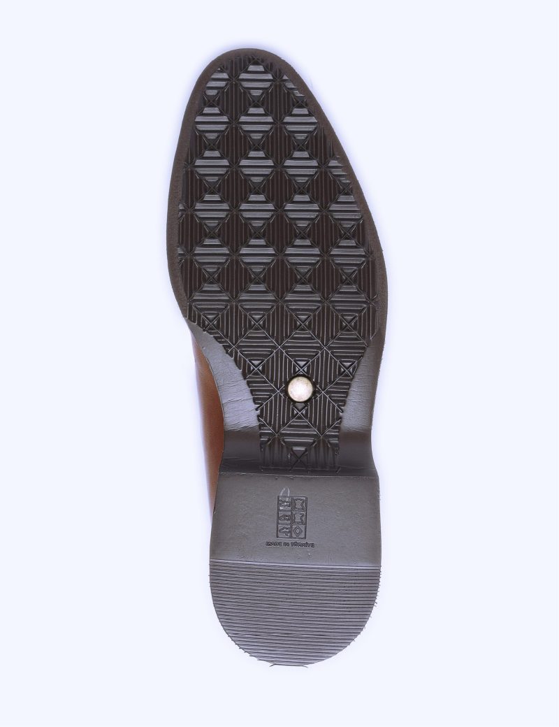 Print Derby, plain shoes