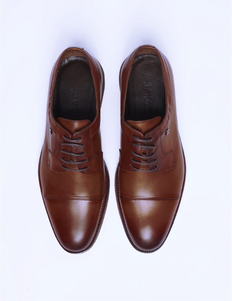 Print Derby, plain shoes