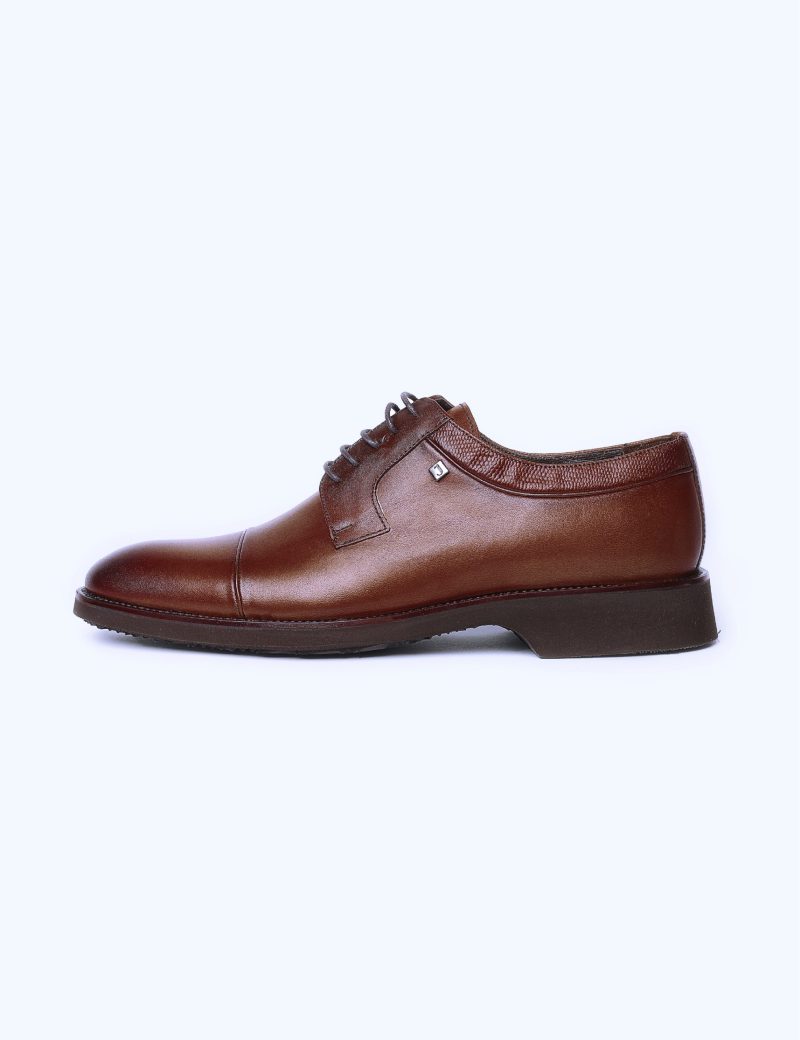 Print Derby, plain shoes
