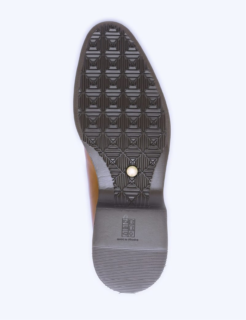 Print Derby, plain shoes