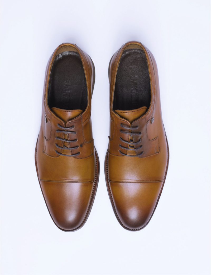 Print Derby, plain shoes