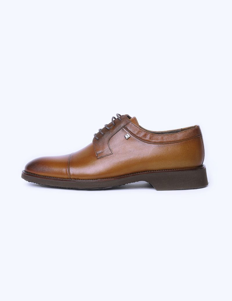 Print Derby, plain shoes