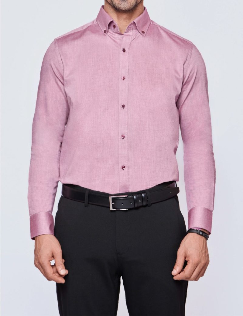 Slim-Fit Oxford Dress Shirt