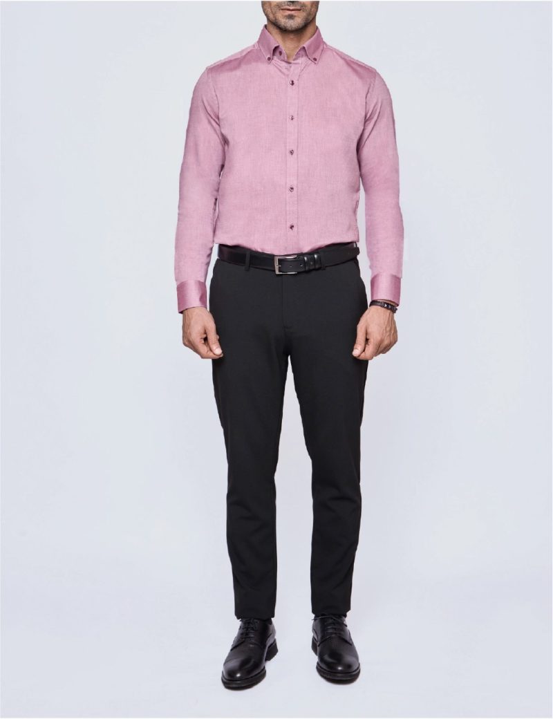Slim-Fit Oxford Dress Shirt