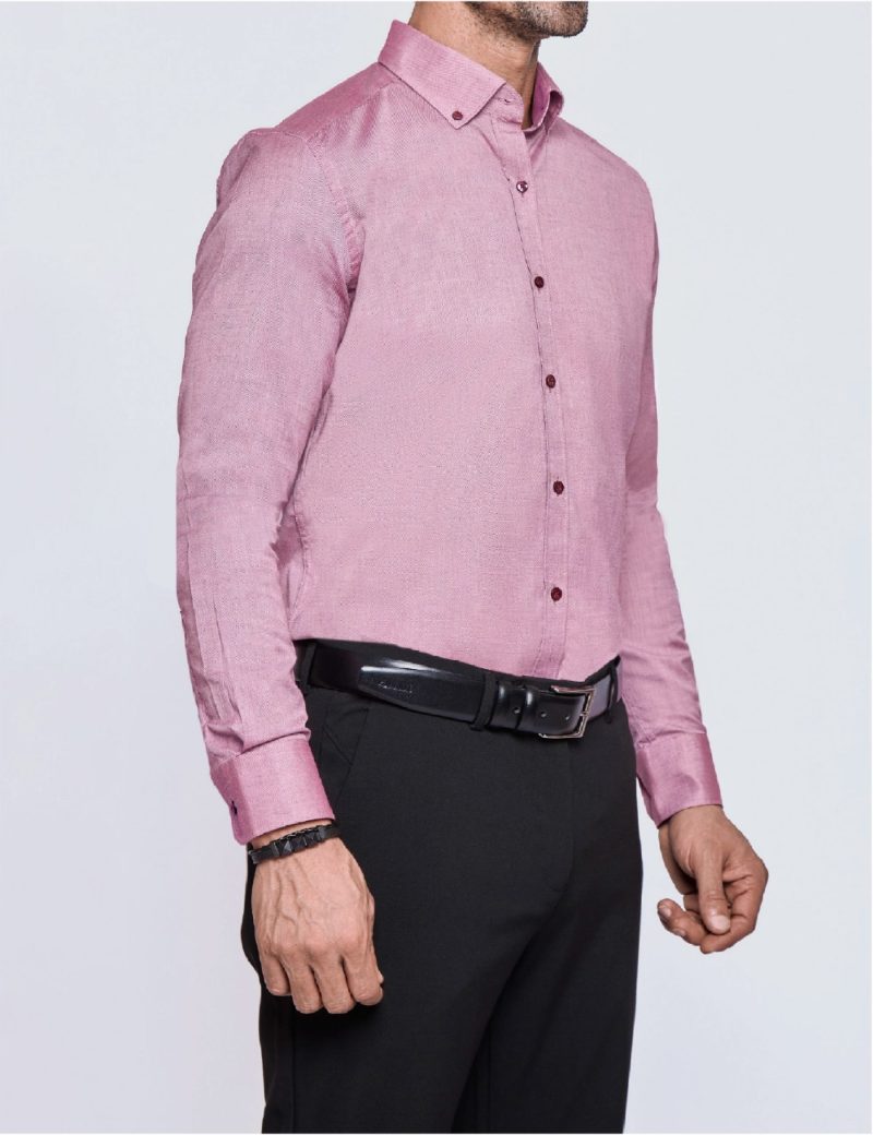 Slim-Fit Oxford Dress Shirt