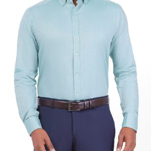 Slim-Fit Oxford Dress Shirt