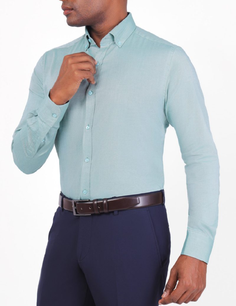 Slim-Fit Oxford Dress Shirt