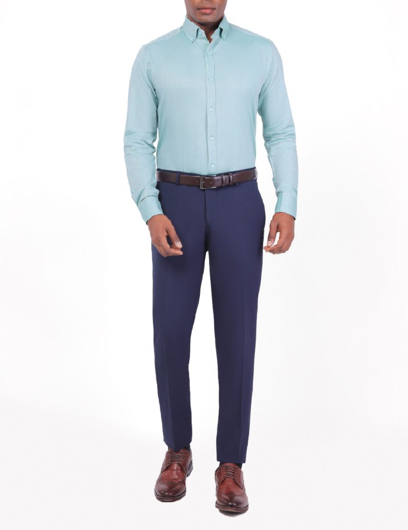 Slim-Fit Oxford Dress Shirt