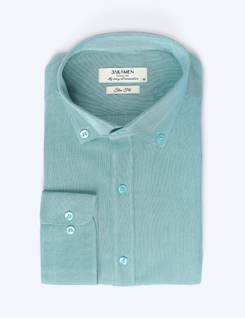Slim-Fit Oxford Dress Shirt