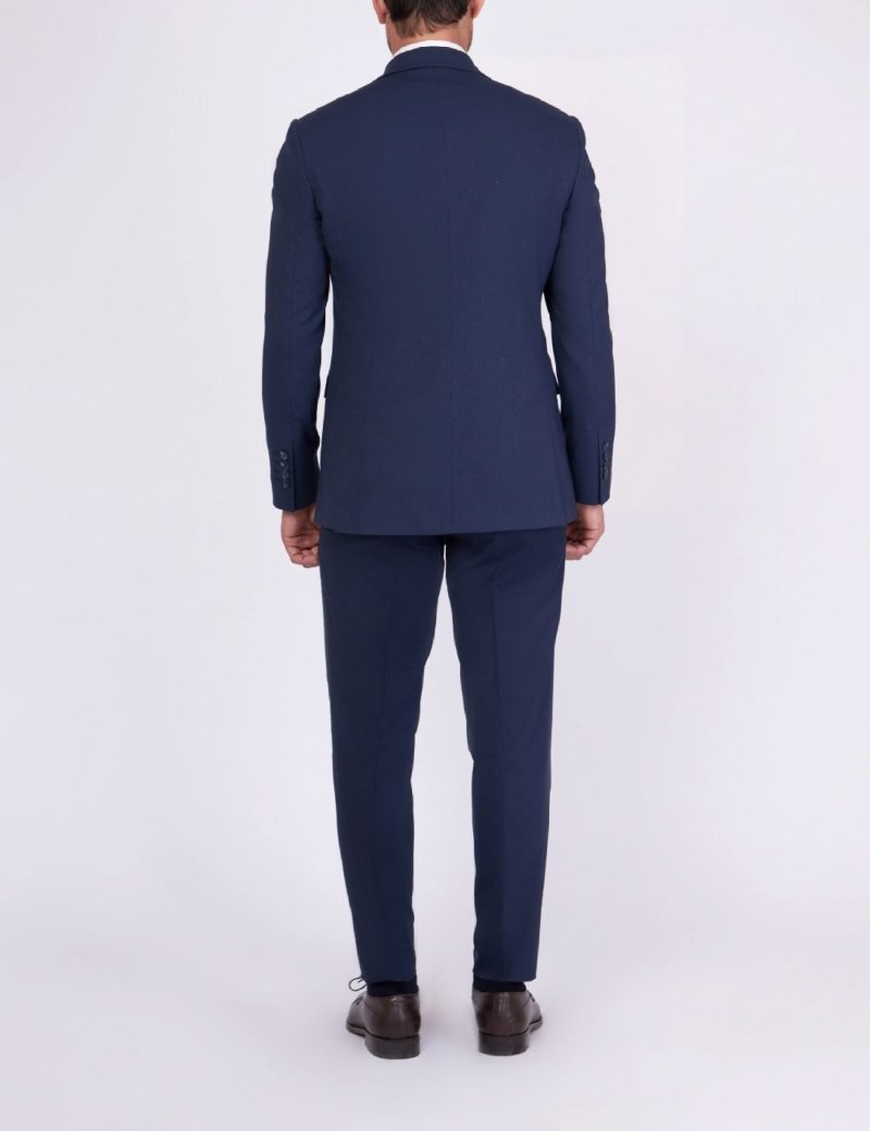 Slim Fit 3-Piece Suit Featuring Pin Striped Vest