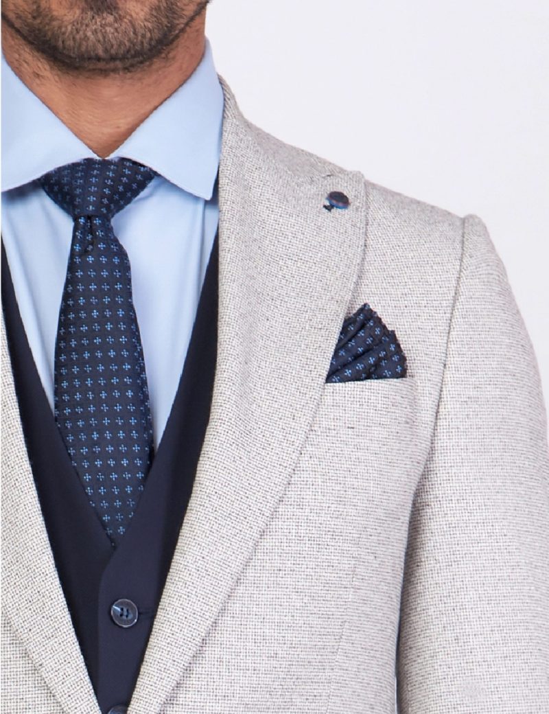 SK37SF02M001-Light-beige-navy-002-3 Slim-Fit 3-Piece Mismatched Suit