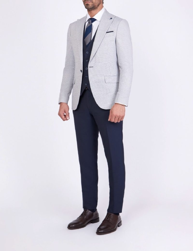 SK37SF02M001-Light-blue-navy-044-4 Slim-Fit 3-Piece Mismatched Suit