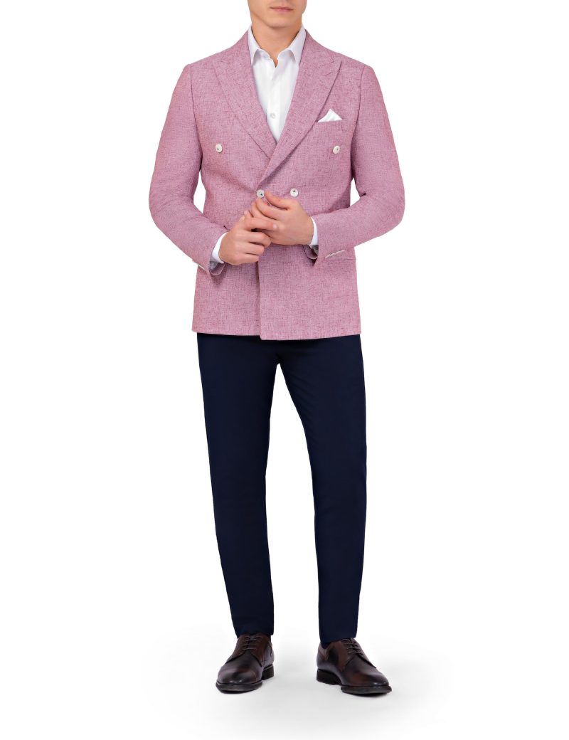 SK37SF04M003-Light-maroon-176-4 Men's double breasted linen blazer