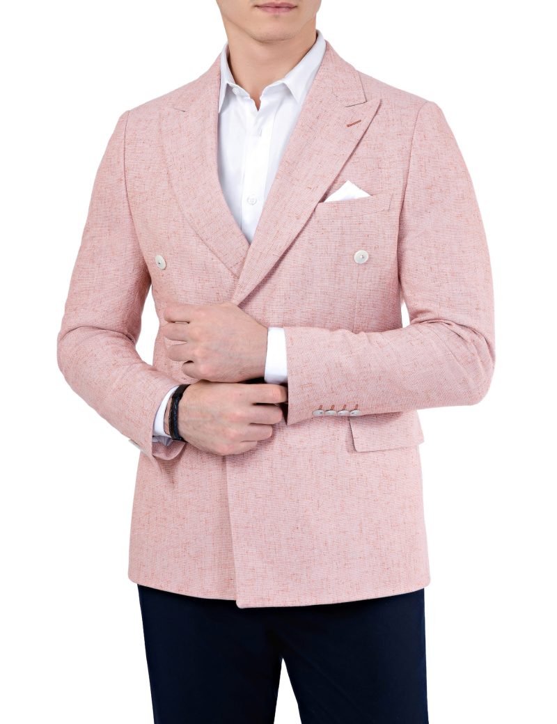 SK37SF04M003-Simon-185-1 Men's double breasted linen blazer