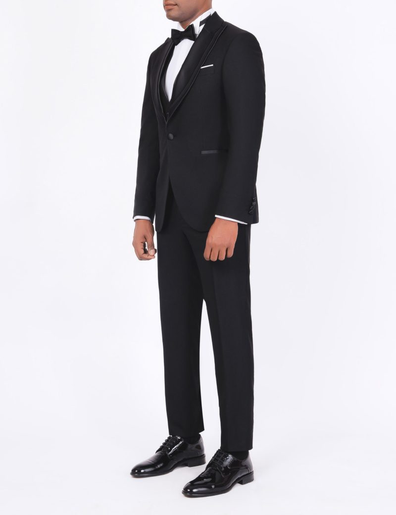SK37SF18M010-Black-044-2 Tuxedo suit with a satin lapel