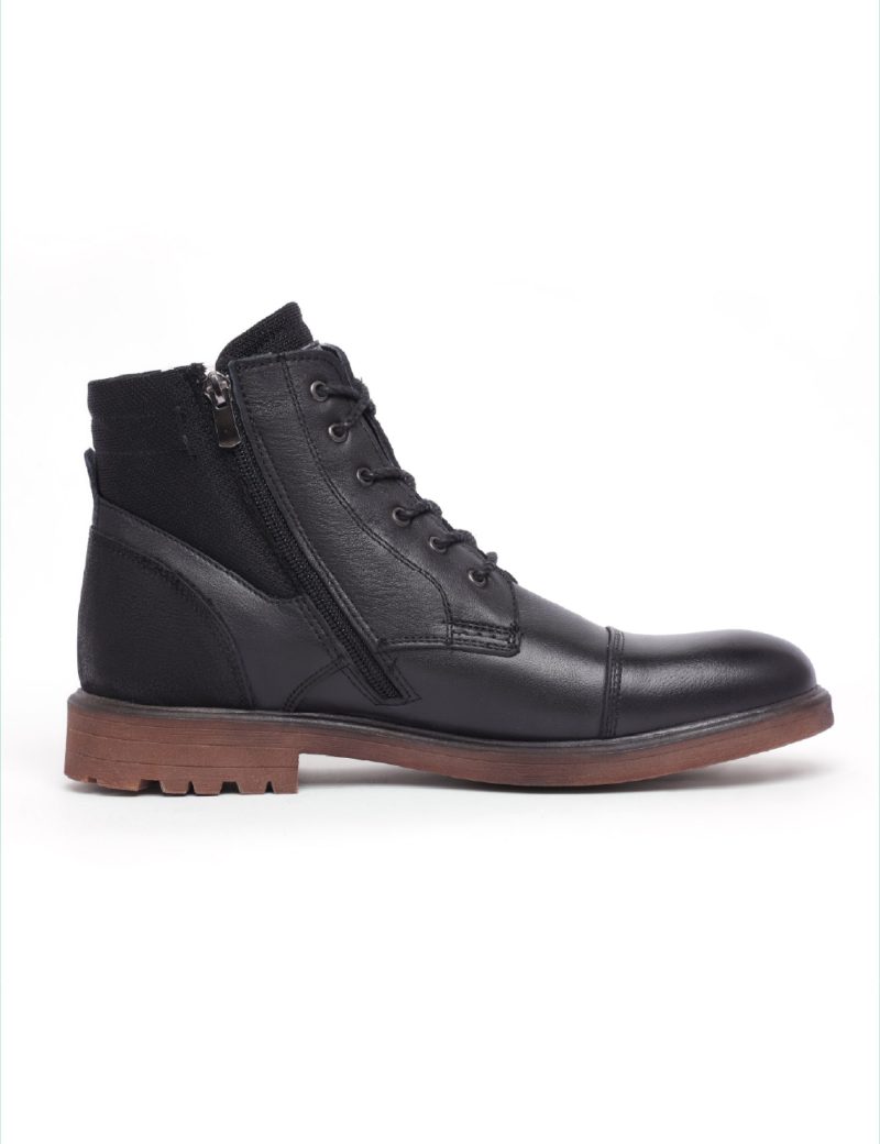 SK38CS14M003-Black-001-6 Men's half boot - genuine leather