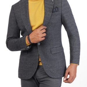 Men's Wool Classic Blazer in Slim Fit