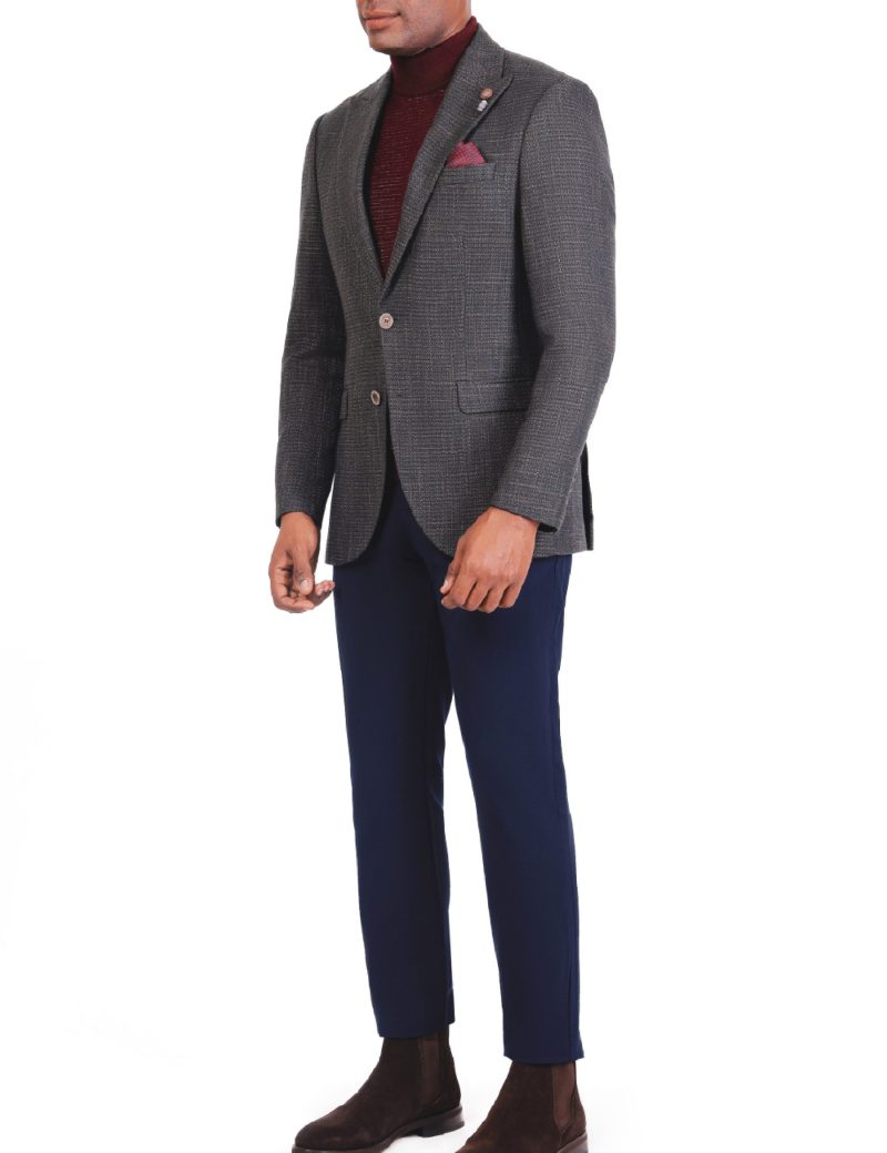SK38SF04M008-Olive-523-3 Men’s Classic Blazer in Wool