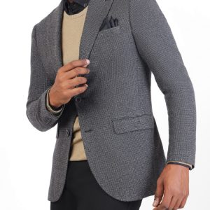 Men's Classic Slim Fit Wool Blazer