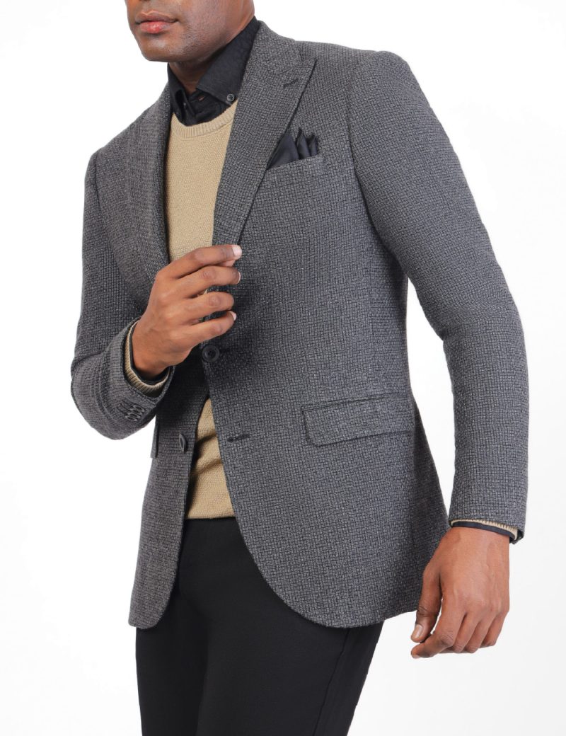 Men's Classic Slim Fit Wool Blazer