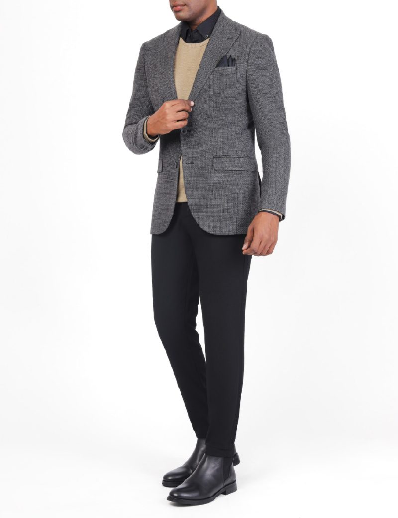 Men's Classic Slim Fit Wool Blazer