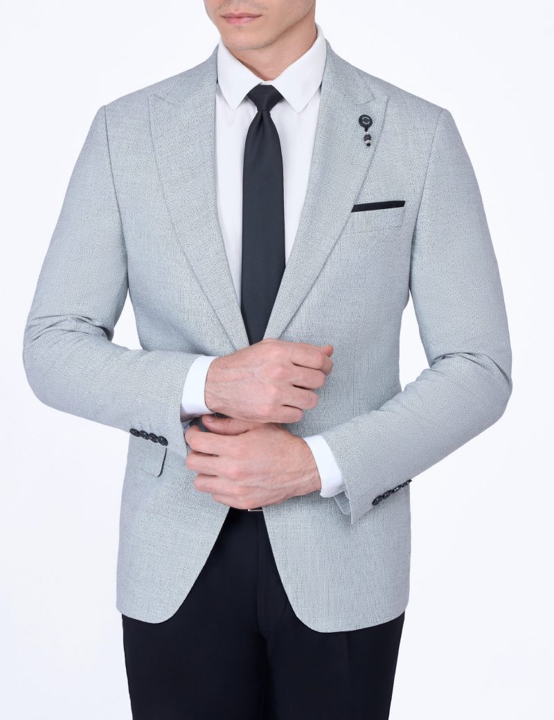 SK39SF02M001-Light-grey-001-5 Slim-Fit 2-Piece Mismatched Suit