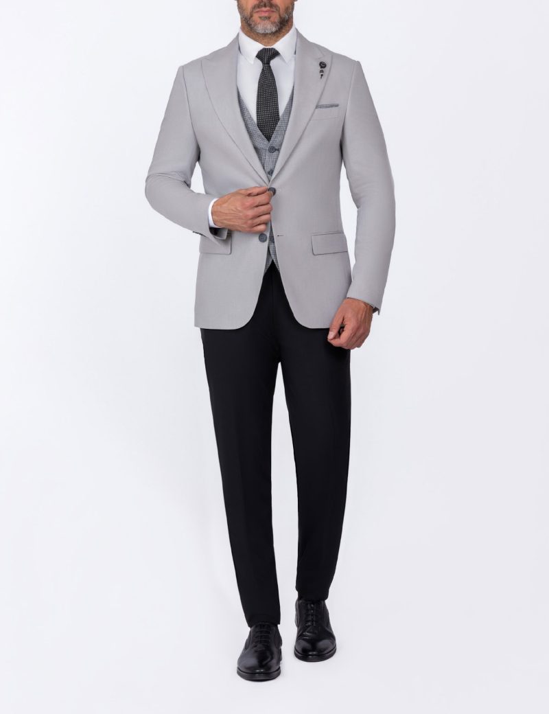 SK39SF02M002-Light-Grey-002-1 Mismatched Slim-Fit 3-Piece Suit
