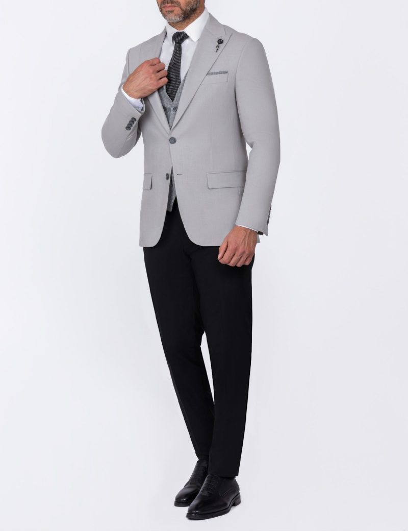 SK39SF02M002-Light-Grey-002-6 Mismatched Slim-Fit 3-Piece Suit
