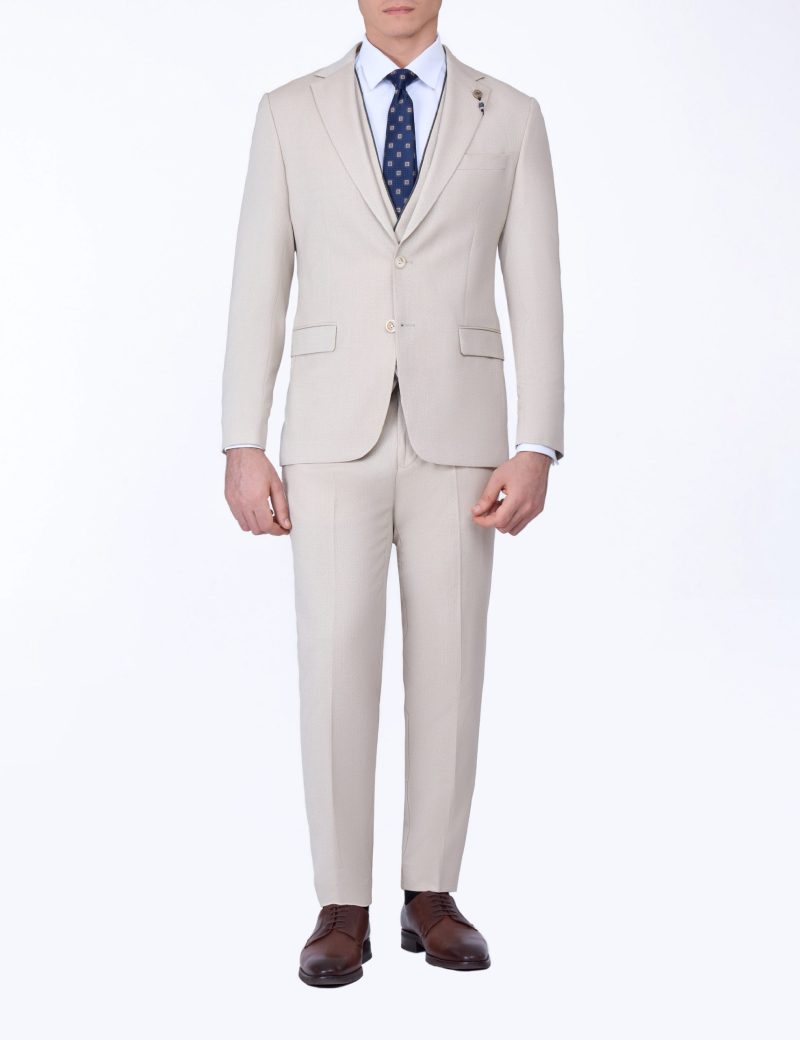 Slim-Fit 3-Piece Classic Suit