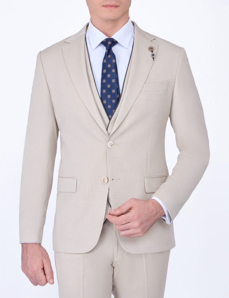 Slim-Fit 3-Piece Classic Suit
